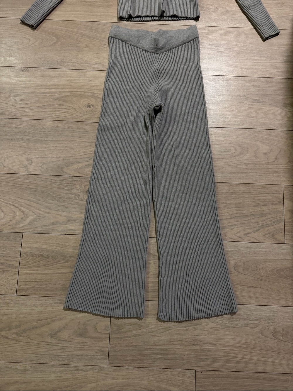 Honeydew Intimates Ribbed Button-Up Collared Cardigan - Gray - Picture 2 of 4